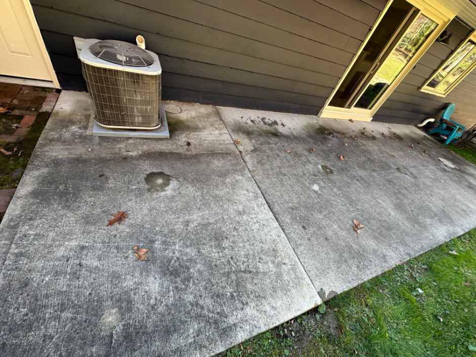 Concrete patio lifting