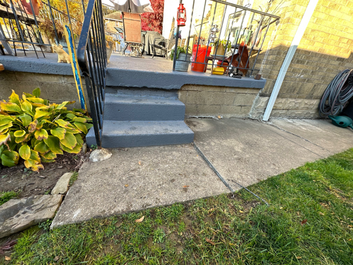 Concrete steps
