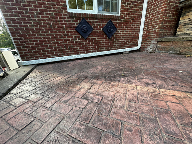 Stamped Patio Lift in Cranberry, PA